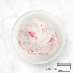 White Chocolate Raspberry Gelato 2.5L Tub